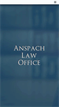 Mobile Screenshot of anspachlawoffice.com